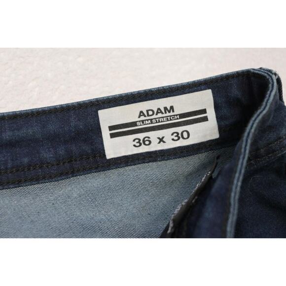 Buffalo David Bitton Adma Buckle Slim Stretch Denim Jeans Mens Size 36 x 30 - Picture 6 of 8